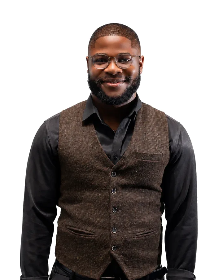 Caleb Kalu smiling
